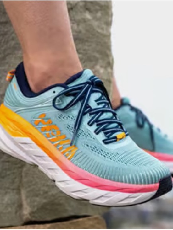 Hoka Shoes - Hoka One One Bondi 7 Running Shoe US 9 Low Lace Up Athletic Sporty Athleisure